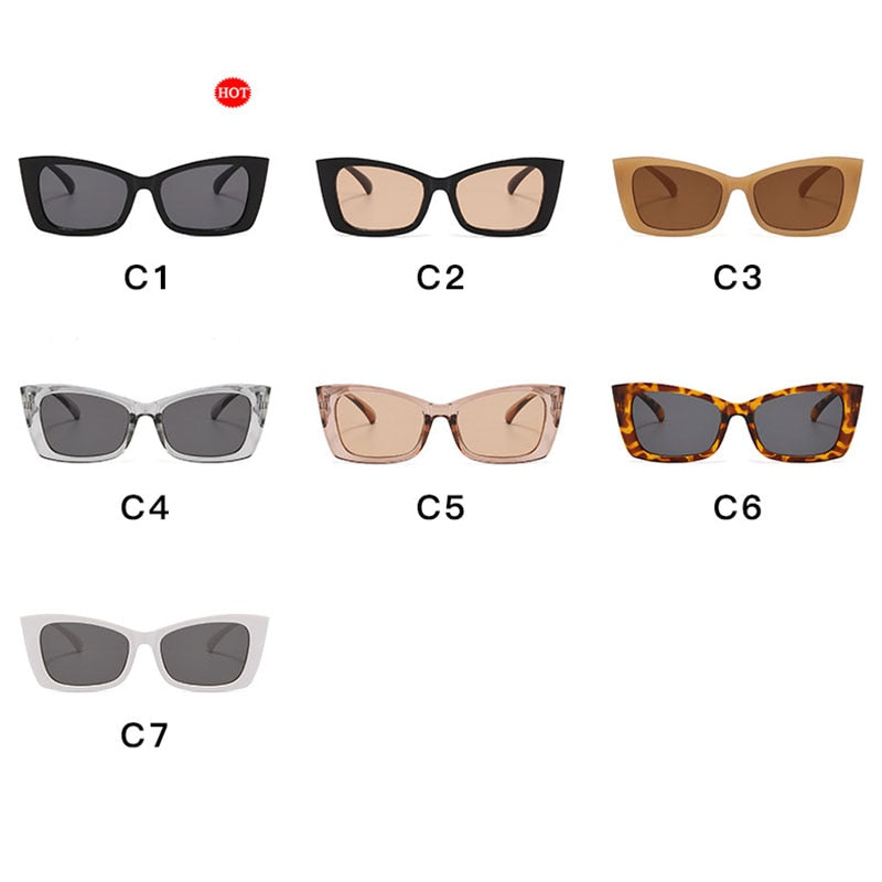 Luxury Brand Cat Eye Sunglasses Women Butterfly Frame Eyewear Women