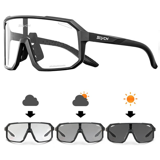 Cycling Glasses Photochromic Sunglasses for Men and Women