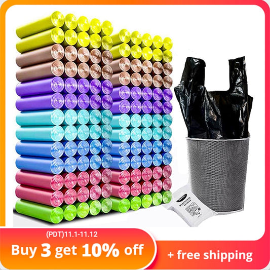 garbage bags disposable trash bags big waste bag trash can waste bin storage box holder trash bin kitchen home convenient