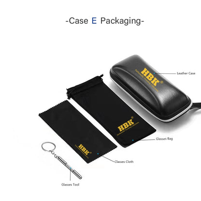 Thick Crystal Acetate Square Sunglasses Men High Quality Polarized Driving Sun Glasses Women Designer Oculos UV400 Case - Hiccupzz