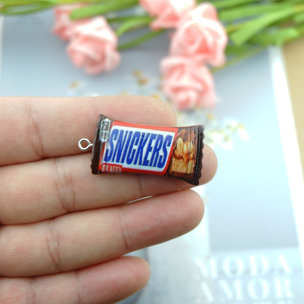 Cute Chocolate Candy Charms for Jewelry