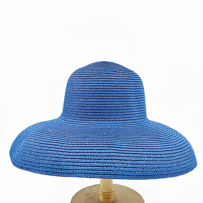 Summer hat new female sun hat folding beach hat big brim travel sunscreen Hepburn wind sun hat travel - Hiccupzz
