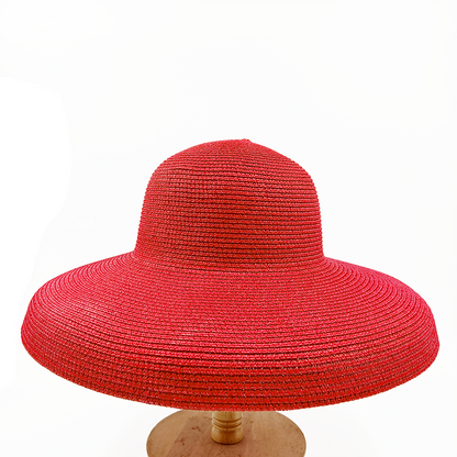 Summer hat new female sun hat folding beach hat big brim travel sunscreen Hepburn wind sun hat travel - Hiccupzz