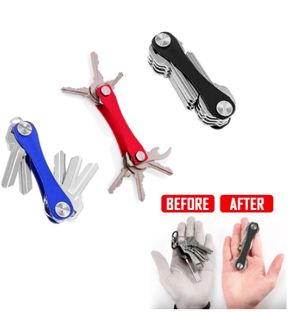 Smart Keychain Mini Keychain Aluminum Alloy Key Clip Metal Key Organizer Key Chain