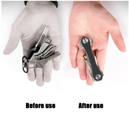 Smart Keychain Mini Keychain Aluminum Alloy Key Clip Metal Key Organizer Key Chain - Hiccupzz