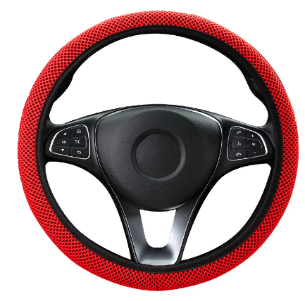 New Four seasons universal massage coarse mesh ice silk ring free elastic fashion steering wheel cover accessories