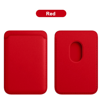 For Magsafe Magnetic Card Holder Case For iPhone 13 11 12 Pro MAX mini Leather Wallet Cover XR XS MAX Card phone Bag Adsorption - Hiccupzz