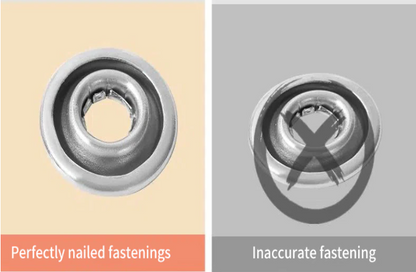 Plier Tool 50 Set Metal Sewing Buttons Hollow Solid Five-claw Buckle Metal Snap Buttons for Installing Clothes DIY Craft - Hiccupzz