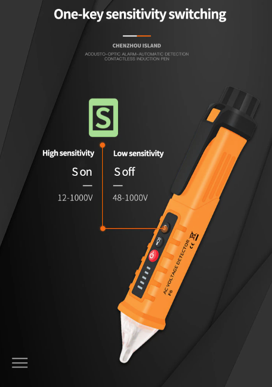 Electrometer Pen Partition Wall Multi-Functional Electrician Wire Measuring Broken Road Section Point Electronic Electrometer Pe