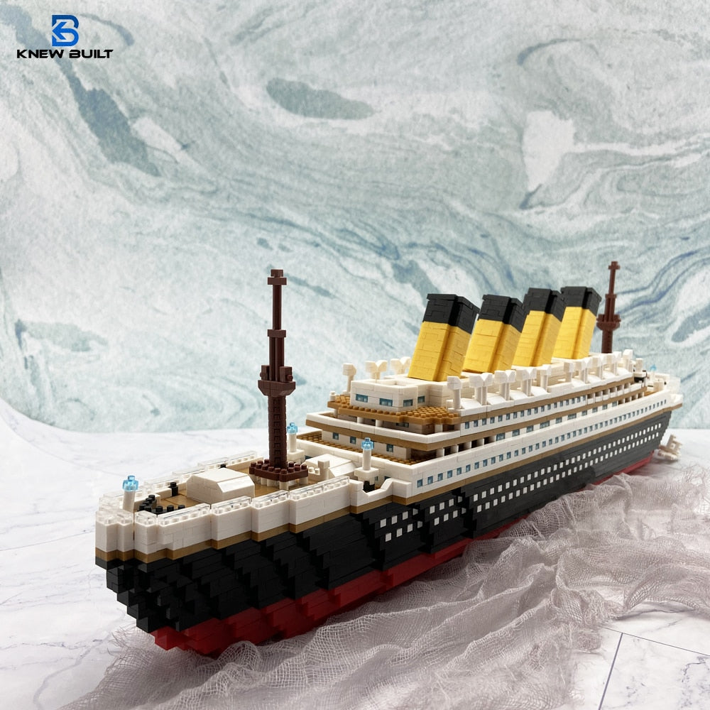 Titanic 3D Plastic Model Ship Building Blocks for Adults