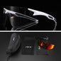 NRC 3 Lens UV400 Cycling Sunglasses TR90 Sports Bicycle Glasses MTB Mountain Bike Fishing Hiking Riding Eyewear for men women - Hiccupzz