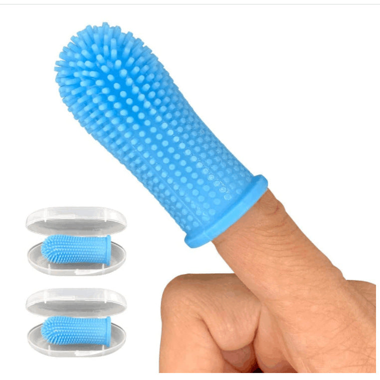 Pet Fingertip Cleaning Silicone Toothbrush - Hiccupzz