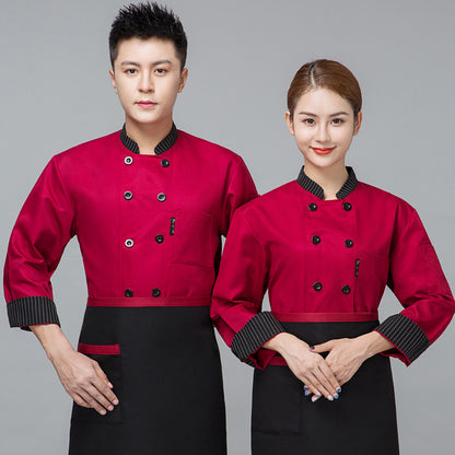 Chef's Long-sleeved Autumn And Winter Clothes Hotel Chef - Hiccupzz