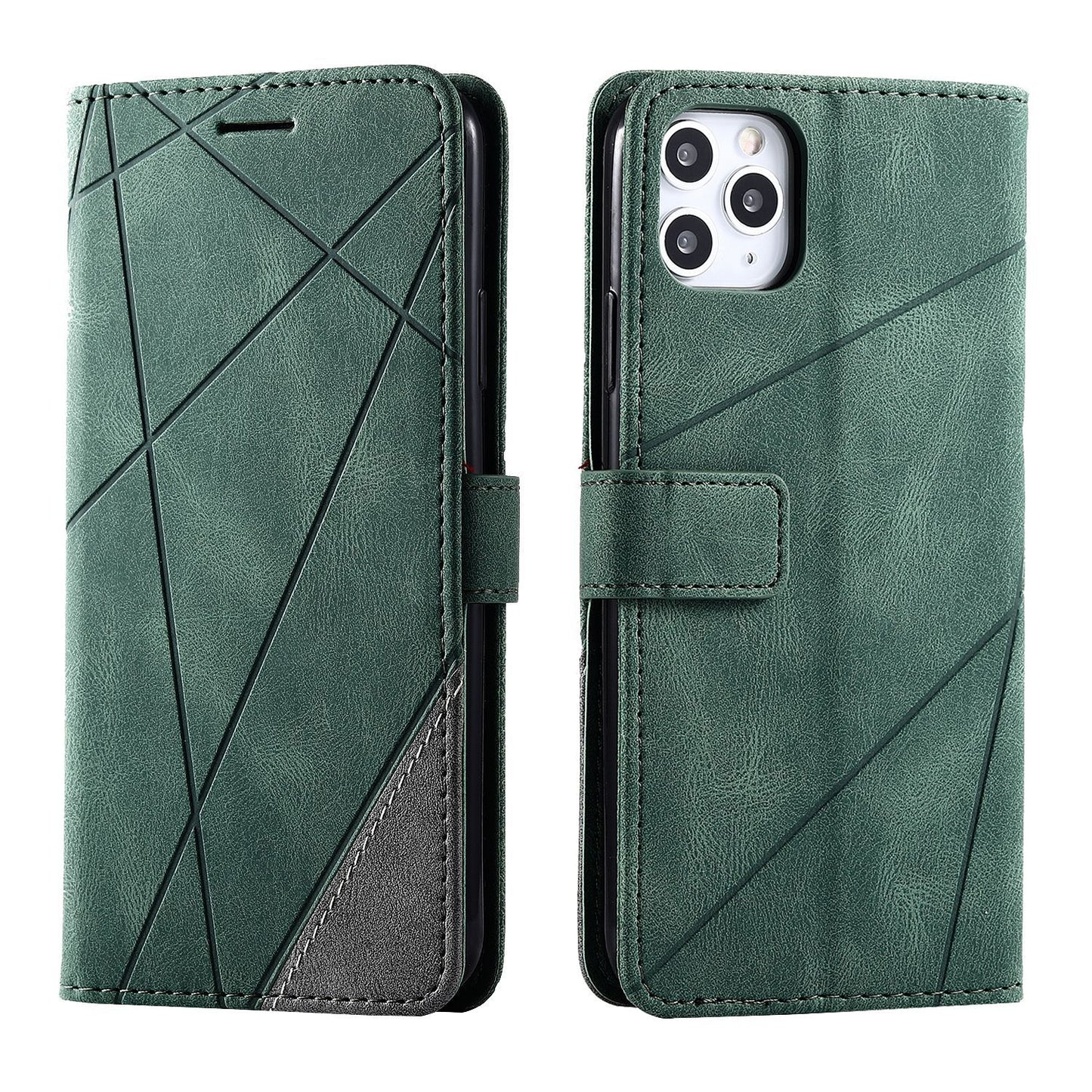 Clamshell Leather Cover Skin Sense Anti-fall Mobile Phone Case