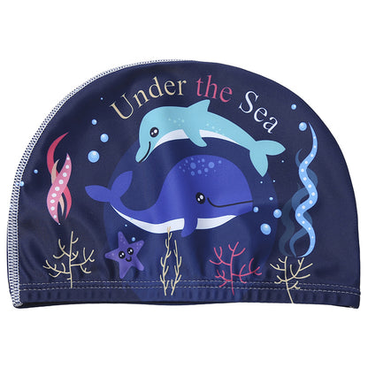 Children's Swimming Hat Printed Cartoon Comfortable Swimming Cloth Hat - Hiccupzz
