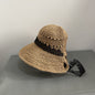 Lace Straw Hat Women Summer Sun Protection Shading Braid Beach - Hiccupzz