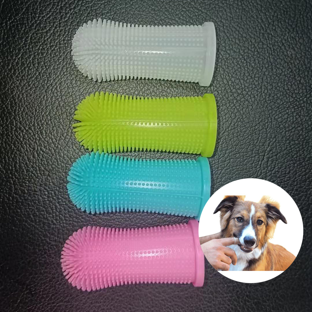 Pet Fingertip Cleaning Silicone Toothbrush - Hiccupzz