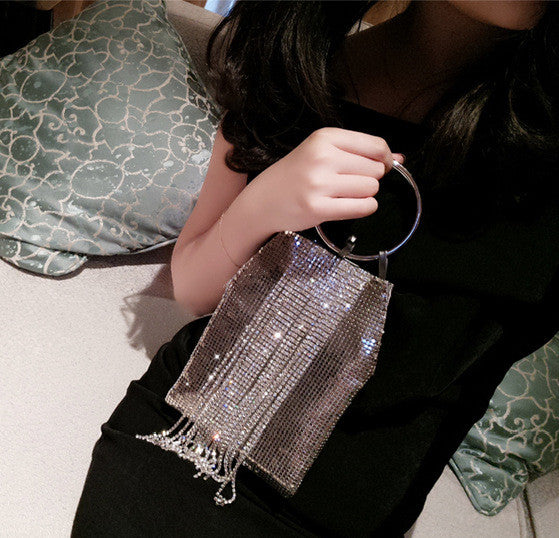 Fashion European And American Women's Diamond Party Clutch Bag