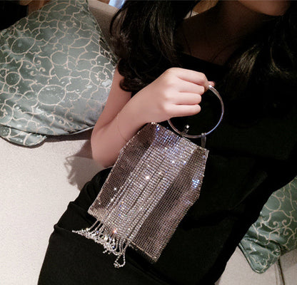 Fashion European And American Women's Diamond Party Clutch Bag - Hiccupzz