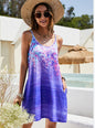 New Women's Pocket Printed Loose Strap Dress - Hiccupzz