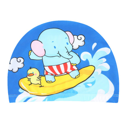 Children's Swimming Hat Printed Cartoon Comfortable Swimming Cloth Hat - Hiccupzz