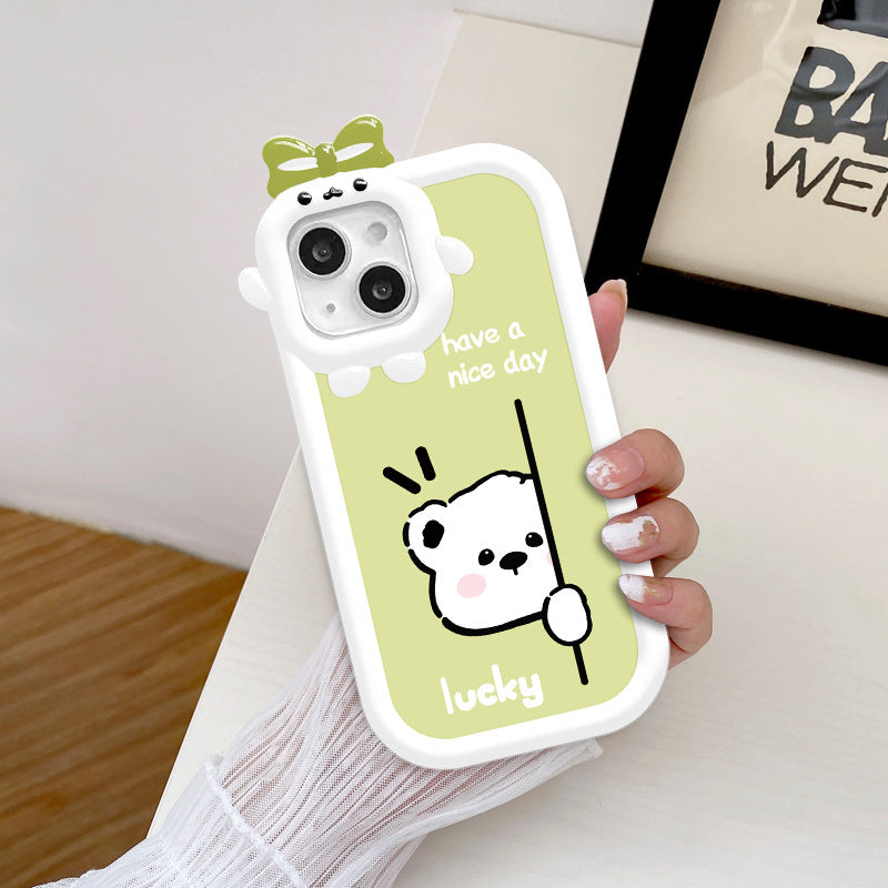 Cartoon Cute Bracket Dummy Dog Mobile Case