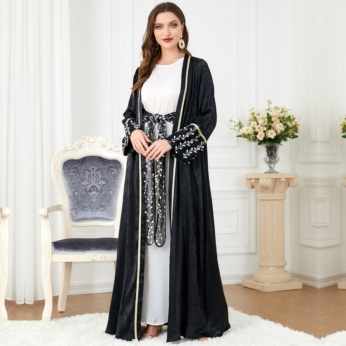 Women's Suit Two-piece Middle Eastern Long-sleeved Dress For Women - Hiccupzz