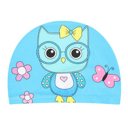 Children's Swimming Hat Printed Cartoon Comfortable Swimming Cloth Hat - Hiccupzz