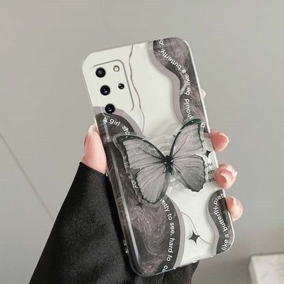 With Bracket Ten Net Red Personality Creative Anti-fall Transparent Silicone Soft Shell - Hiccupzz