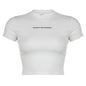 Printed Short-sleeved T-shirt Simple And Slim - Hiccupzz