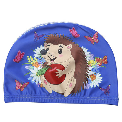 Children's Swimming Hat Printed Cartoon Comfortable Swimming Cloth Hat - Hiccupzz