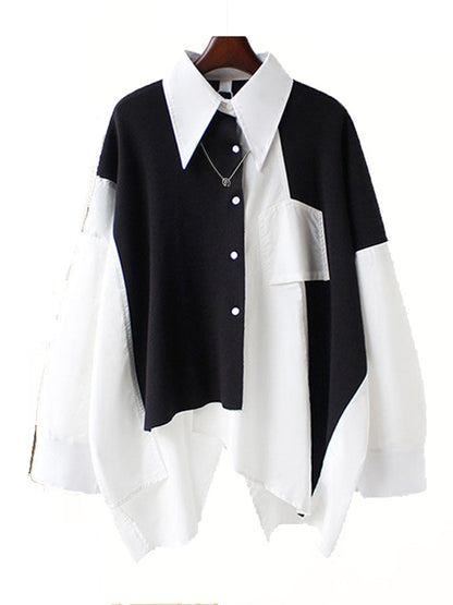 Two Piece Loose Design Patchwork Shirt Cargo Pants - Hiccupzz