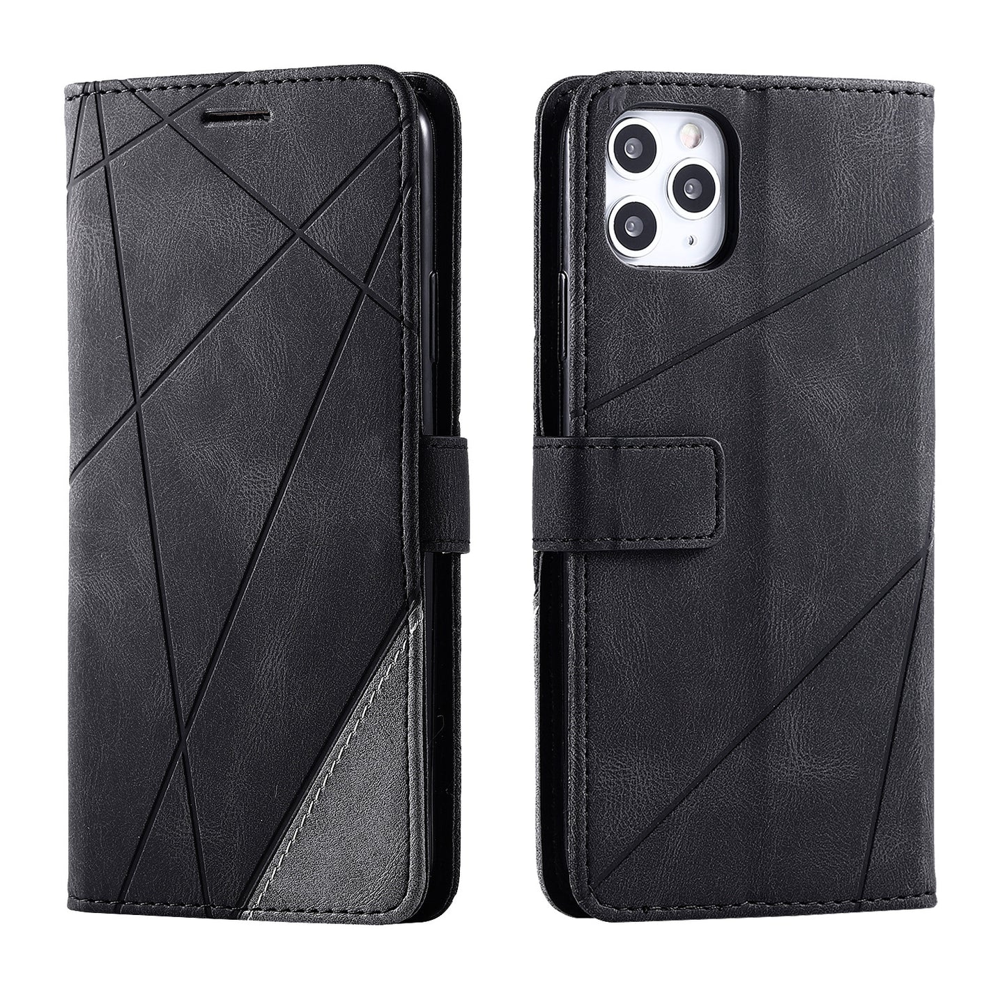 Clamshell Leather Cover Skin Sense Anti-fall Mobile Phone Case