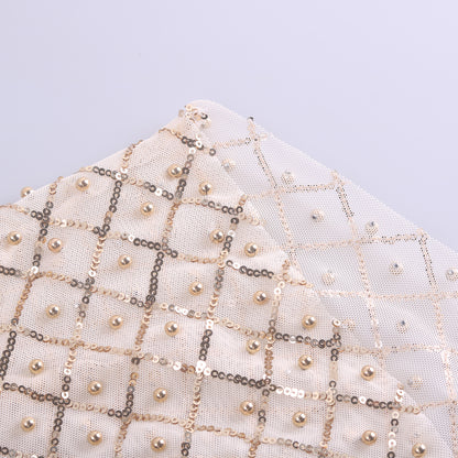 Mesh Studded Sequin Long-sleeved Shirt - Hiccupzz