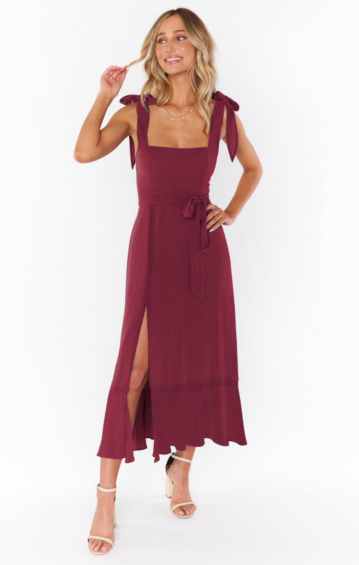 Women's Split Strap Dress - Hiccupzz