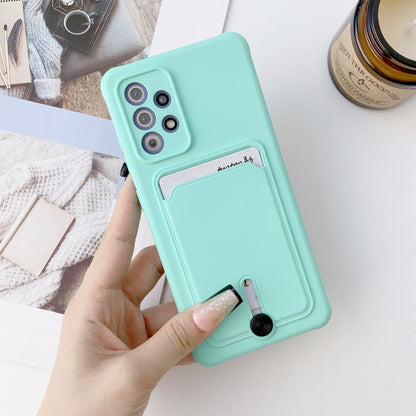 Suitable For A03S Anti-fall Card Pack A52 Mobile Phone Case S21 Pull All-in-one A22 All-pack Soft Shell A72 - Hiccupzz
