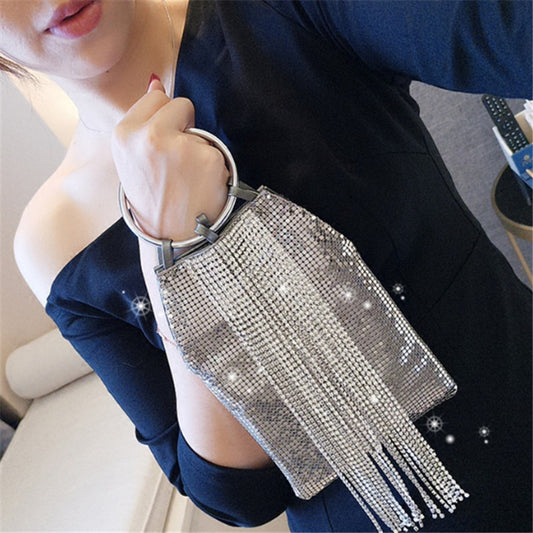 Fashion European And American Women's Diamond Party Clutch Bag