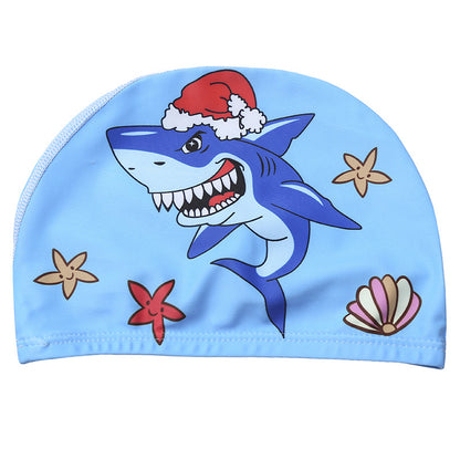 Children's Swimming Hat Printed Cartoon Comfortable Swimming Cloth Hat - Hiccupzz