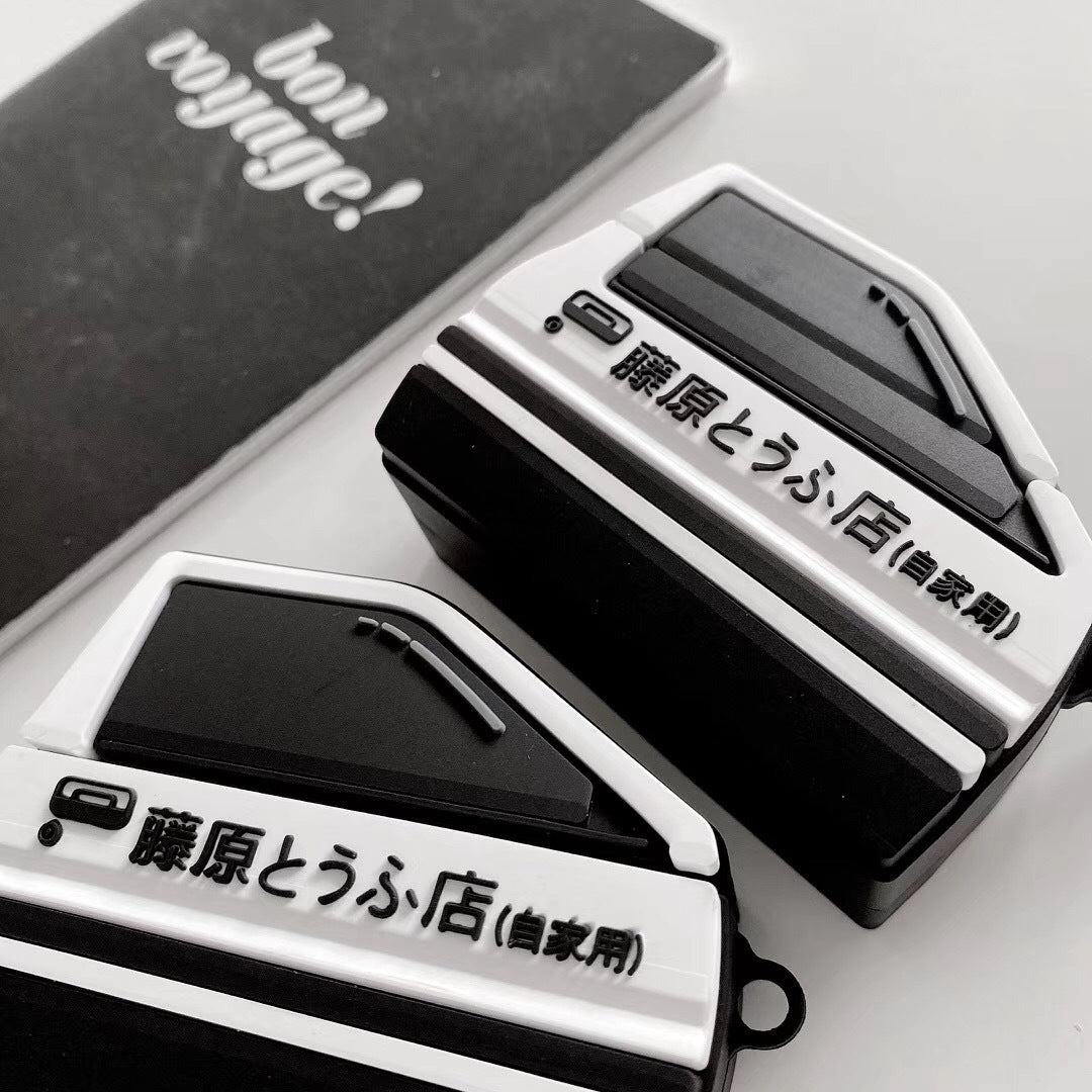 Fujiwara Tofu Shop Wireless Earphone Protection Case - Hiccupzz