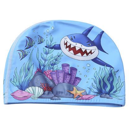 Children's Swimming Hat Printed Cartoon Comfortable Swimming Cloth Hat - Hiccupzz
