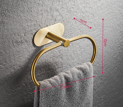 Single Bar Towel Rack Bathroom Hook Bathroom Pendant - Hiccupzz