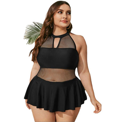 Women's Fashion One-piece Mesh Hollow Bikini - Hiccupzz