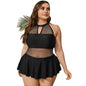 Women's Fashion One-piece Mesh Hollow Bikini - Hiccupzz