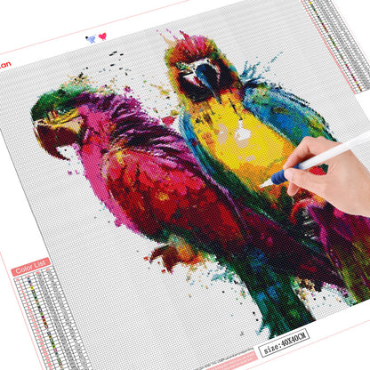 Diamond Embroidery Animal Diamond Painting Parrot Home Decor - Hiccupzz