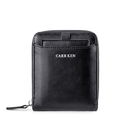 Men's Short Casual Fashion Zipper Wallet - Hiccupzz