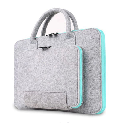 Fashion Felt Laptop Bag Multicolor Handheld - Hiccupzz