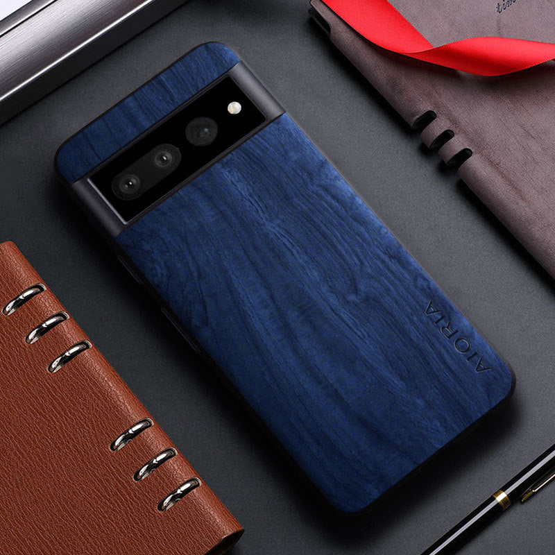 Vintage Staggered Wood Grain Mobile Phone Protective Case