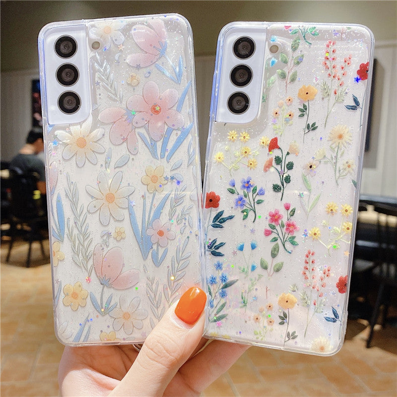 Fashion Minimalist Floral Phone Case Protector