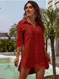 Medium Length Loose Fitting Casual Blouse Shirt - Hiccupzz