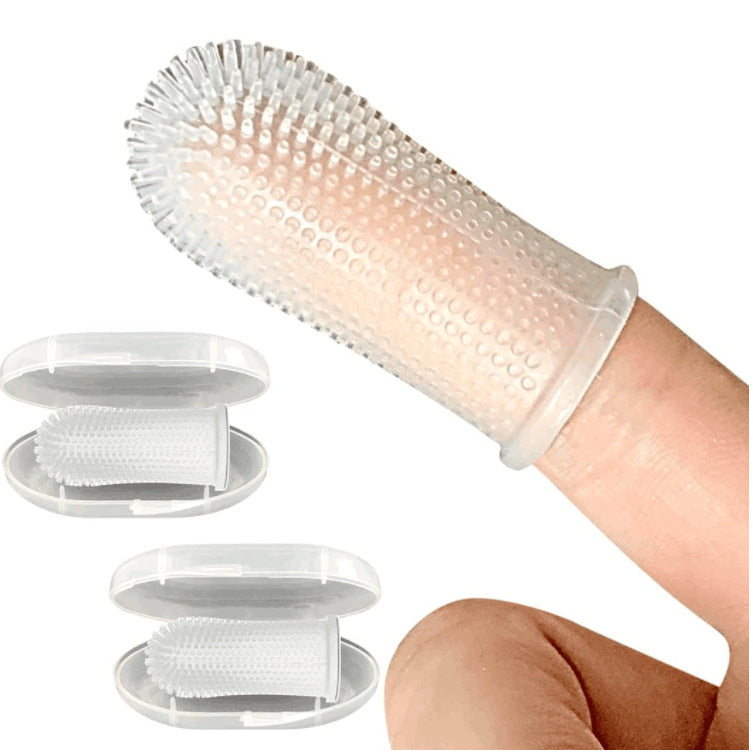 Pet Fingertip Cleaning Silicone Toothbrush - Hiccupzz